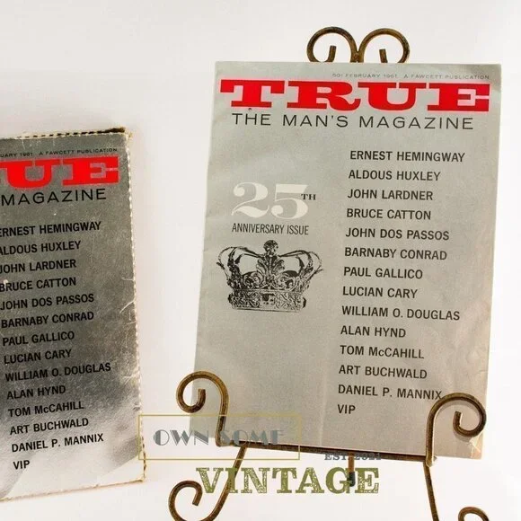 Collectible | True Magazine 1960s | Mens Magazine Vintage | Great Fathers Day Gi - Picture 8 of 9
